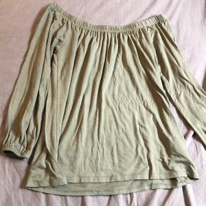 Hollister shoulderless top